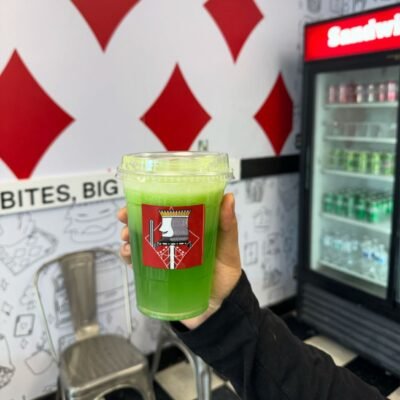 Mint lemonade (the Egyptian way)