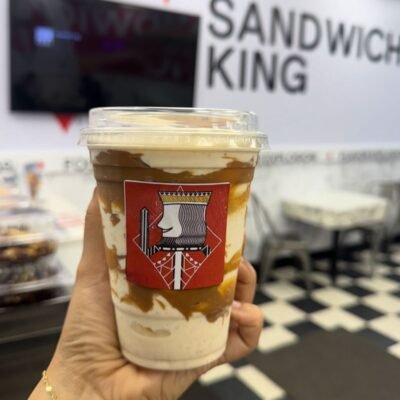 Biscoff tres leches milkshake